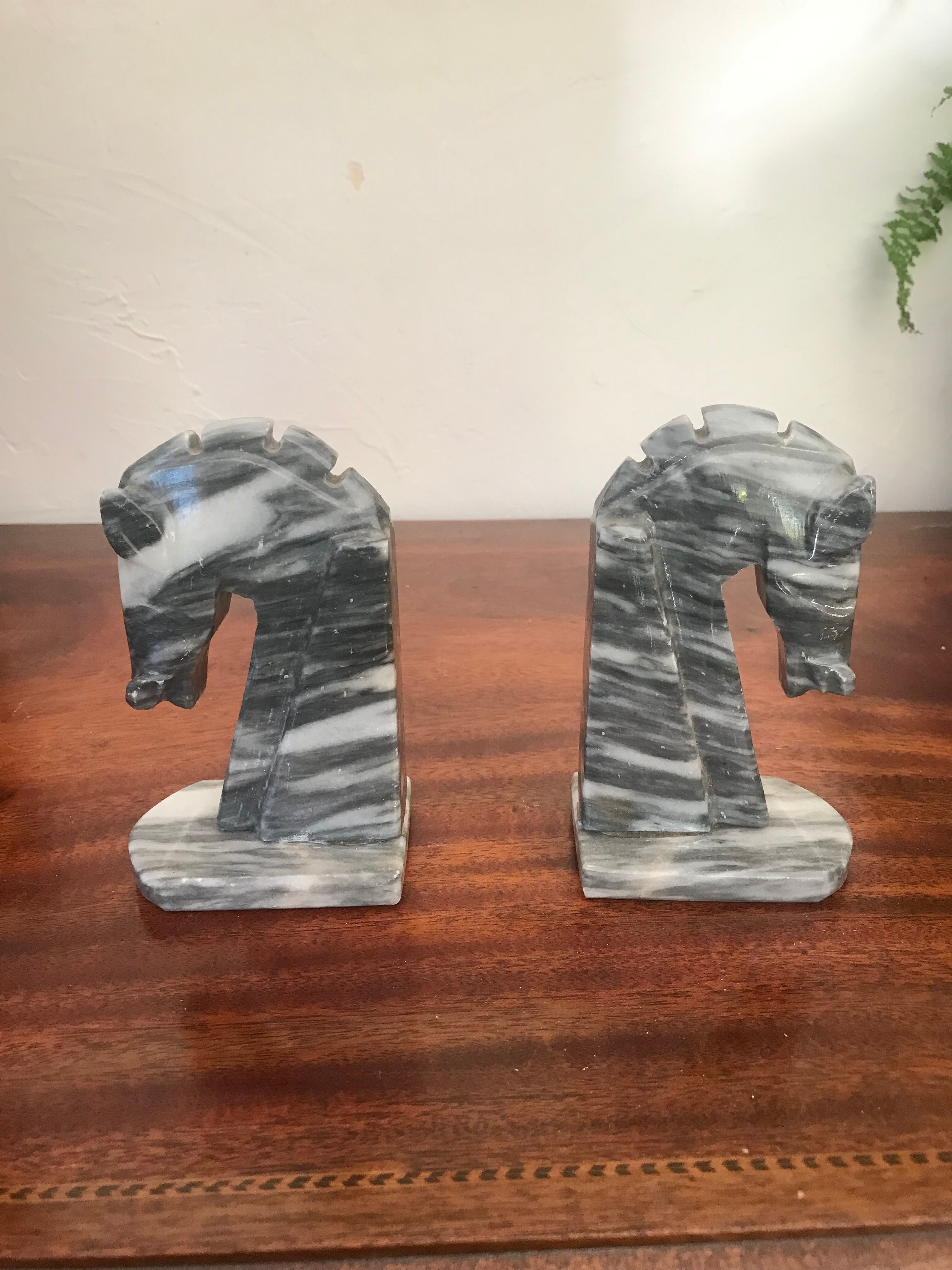 Pair of vintage book clamts