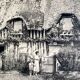 Georges lefebvre, old cottage, black and white photo, circa 1930. signed in ink