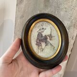 Pair of frames - old paintings
