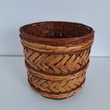 Cache pot en osier