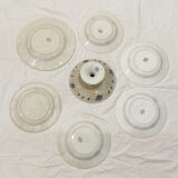 Lot entier Service de table ancien XIXe Villeroy et Boch Décor Fleur G