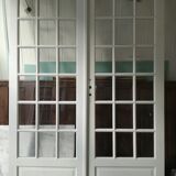 Double old glazed doors