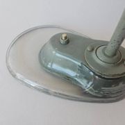 Industrial Desk Lamp Bauhaus, Marianne Brandt, Kandem, Glass Base, 1930s