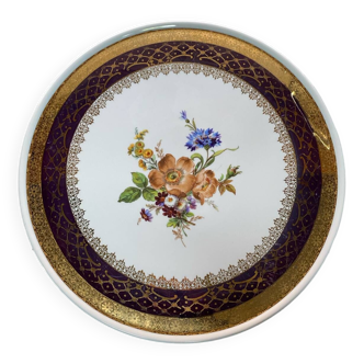 Plat de service porcelaine vintage