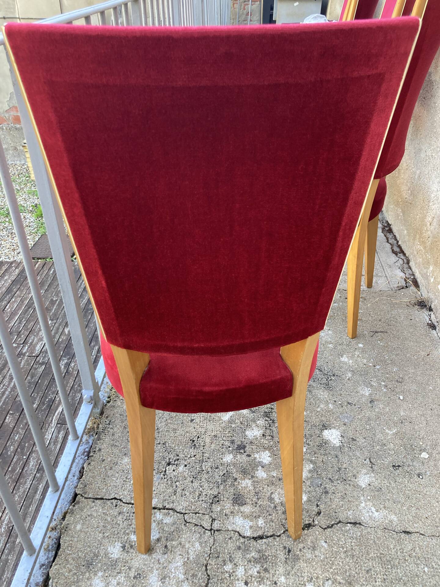 Lot de 5 chaises vintage