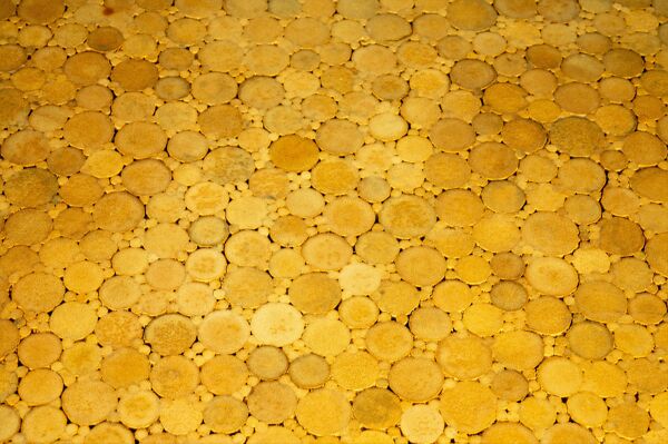 Table à manger McGuire en gerbe de bambou de blé, États-Unis, années 1980