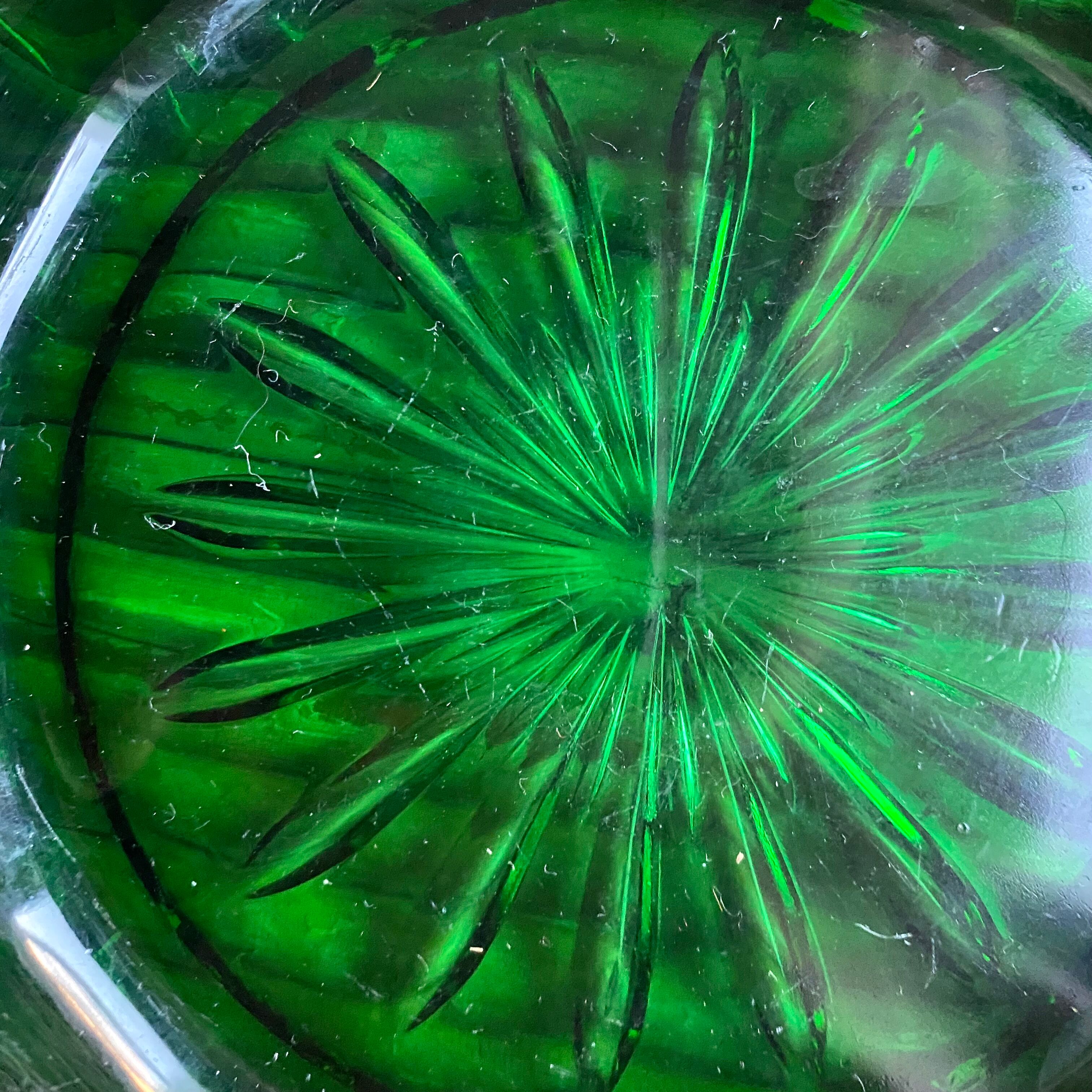 Vintage glass ashtray