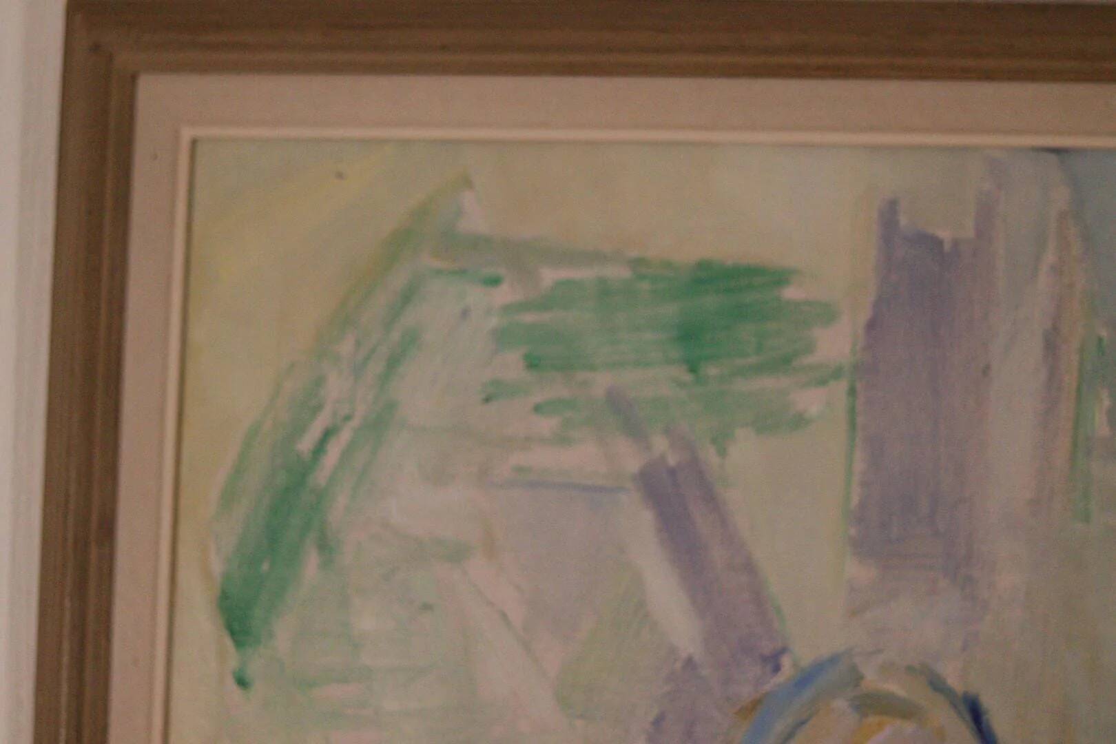 Original Swedish Oil on Canvas – “Still Life in Blue and Green”