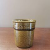 Vintage ceramic pitcher and 6 cups