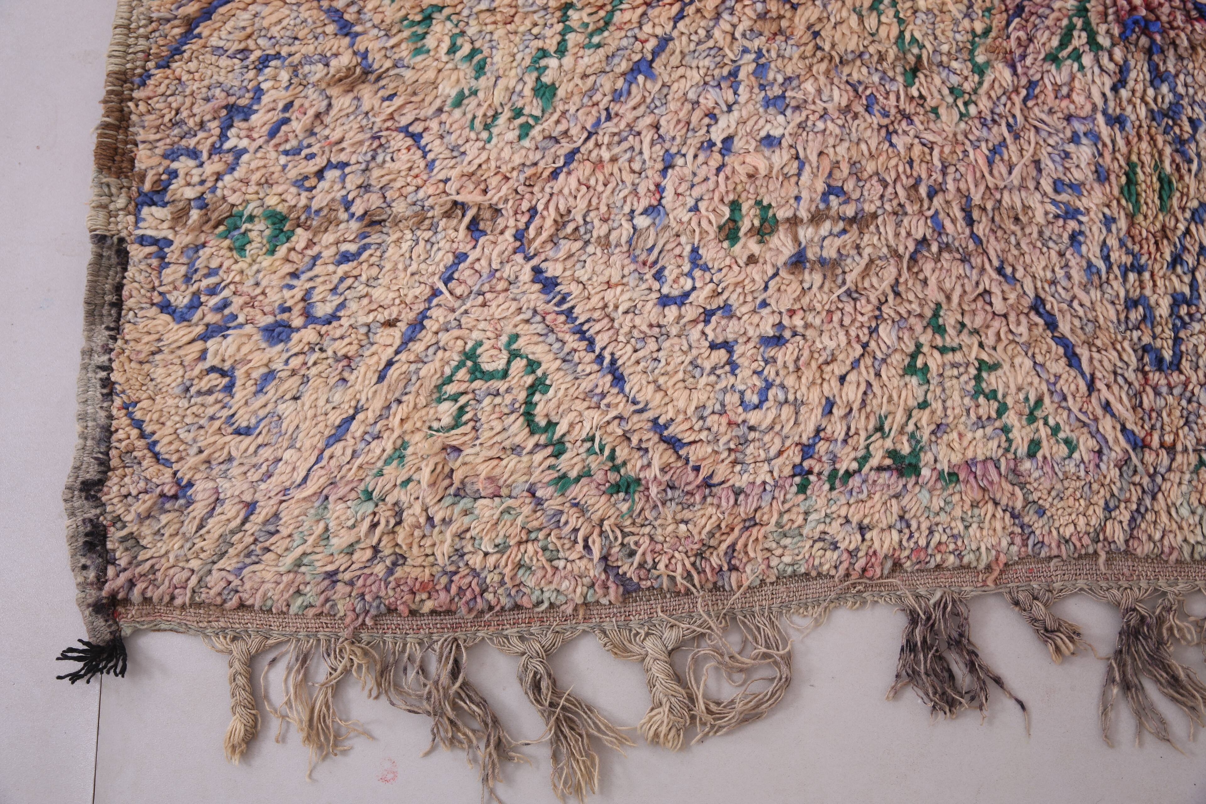 Vintage Moroccan Rug 183 x 257 cm - Berber Wool Rug - Handmade Bohemian Rug