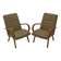 Set of two armchairs by Jaroslav Šmídek for TON, 1960s.