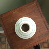 Geometric earthenware vase