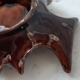 Empty ceramic fish bag Vallauris 70s