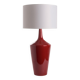 Base lamp conical vase red-e27
