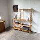 Large rattan shelf 1960