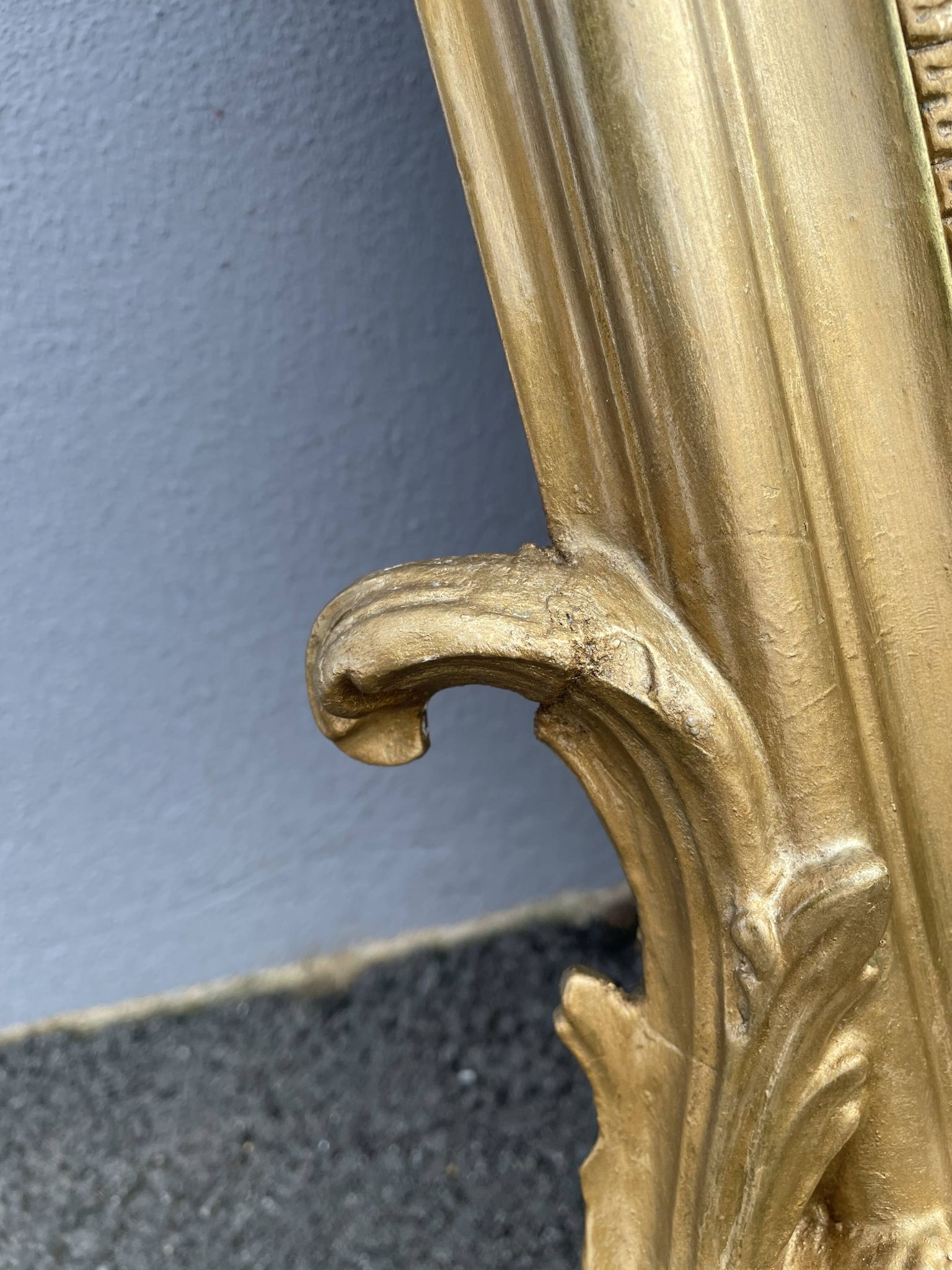 Napoleon III mirror with bird pediment 112 x 67