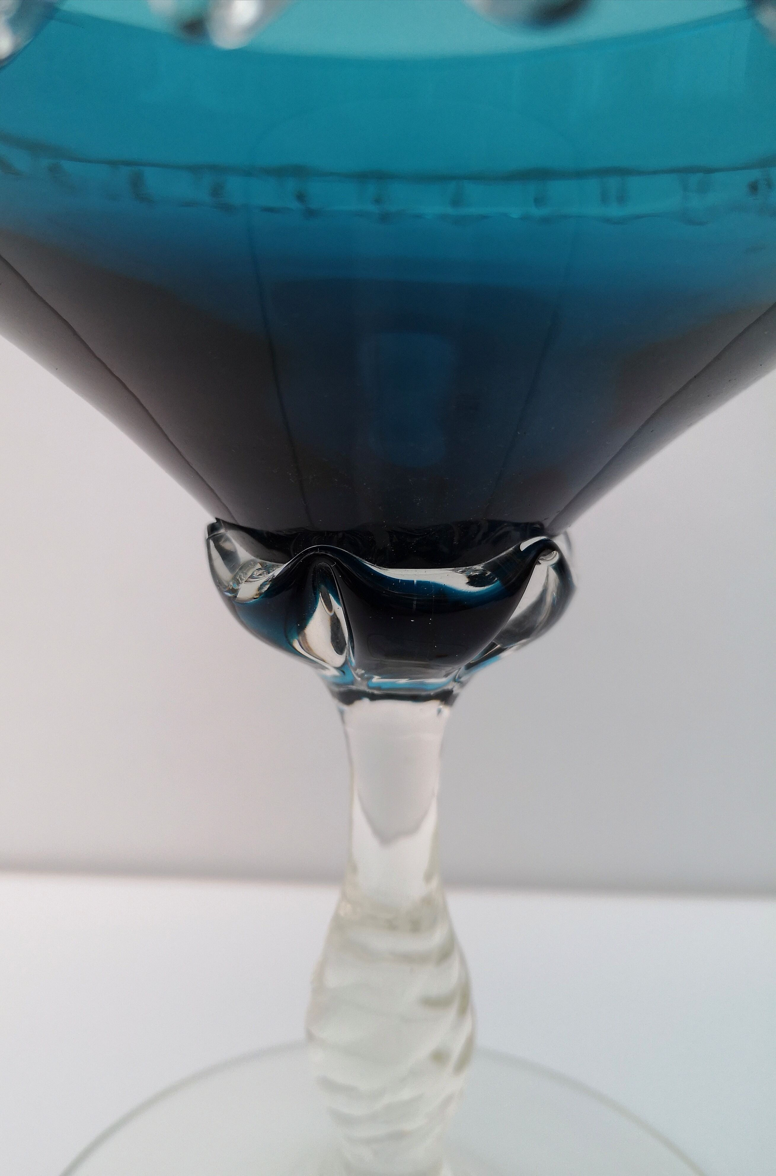 Vintage glass standing cut, Italy