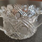 Bohemian crystal saucière