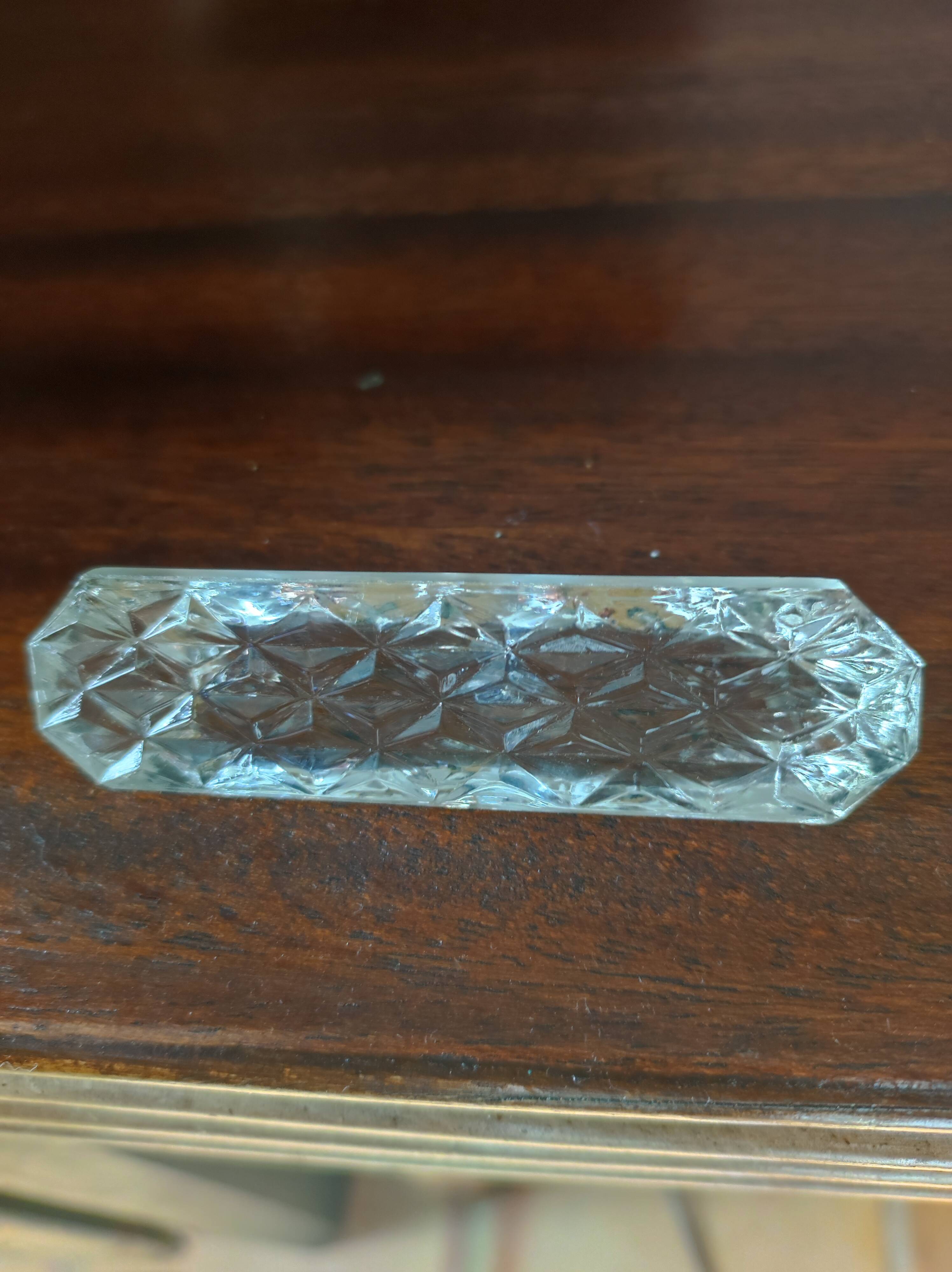 Antique Double Glass Knife Holders (Set of 12)