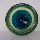 Maltese glass ashtray from Mdina, 1960s
