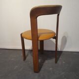 6 chairs by Bruno Rey, edited by Dietiker and manufactured by the workshop "Stuhl aus Stein am Rhein"