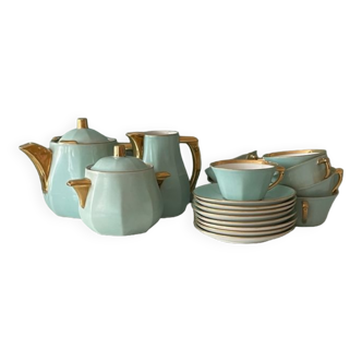 Coffee or tea set, Aluminite, Frugier, Limoges