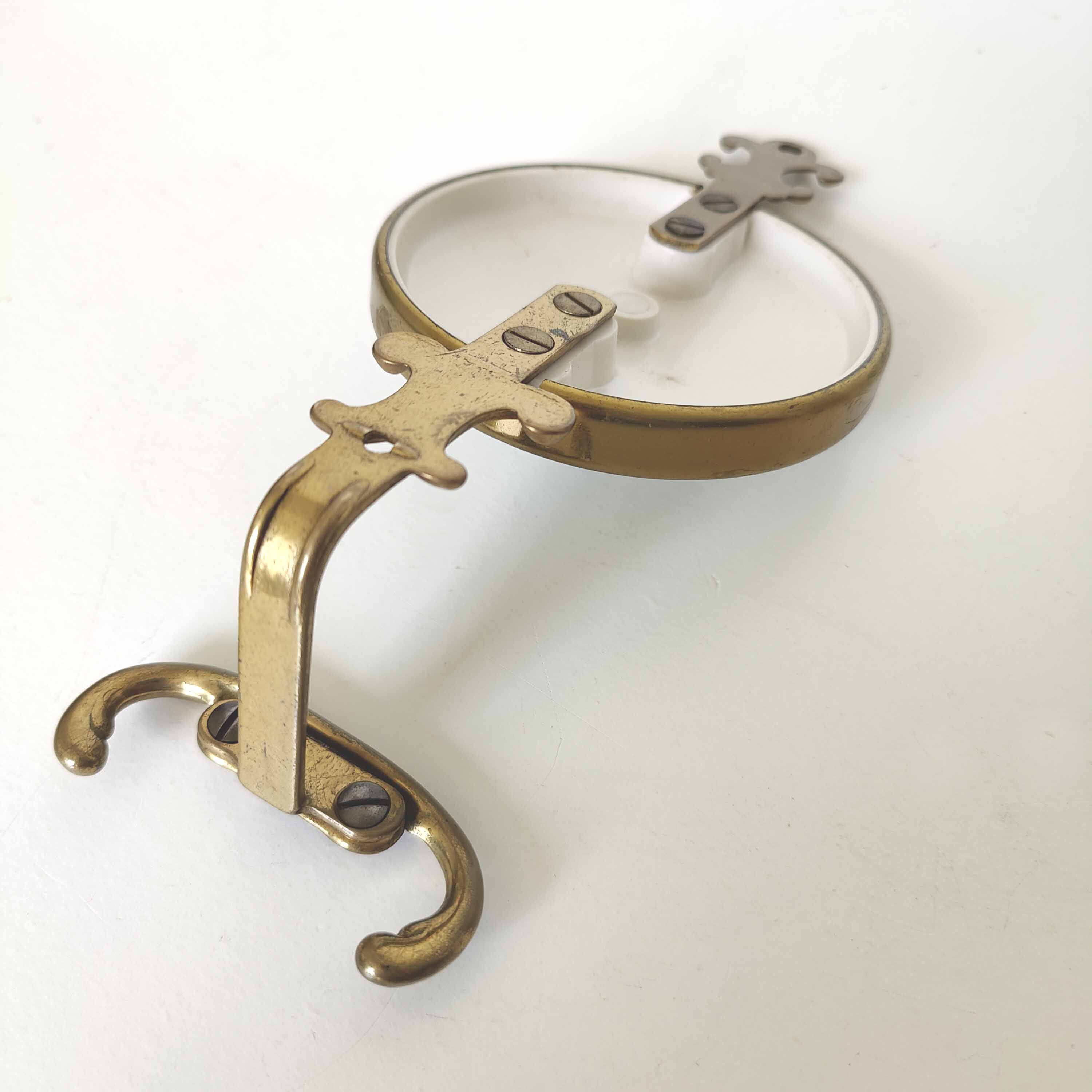 Brass hook with romantic decor for women