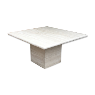 Travertine coffee table