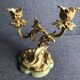 Old bronze candlestick