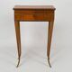 Biedermeier Worktable in Mahogany & Lacquer, Austria, 1820s