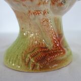 Saint Clément rooster pitcher, barbotine, 1950s