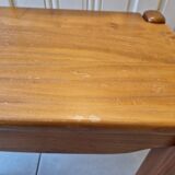Solid elm bedside table
