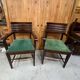 Set of 6 chairs and 2 armchairs by Gaston Poisson