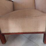 Pair of art deco armchairs