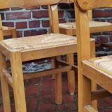Lot of 6 chairs Pierre Cruege