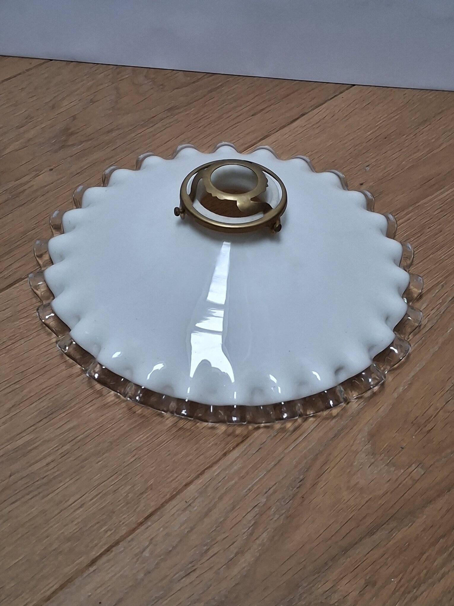 Opaline pendant light, also known as lace, 1950