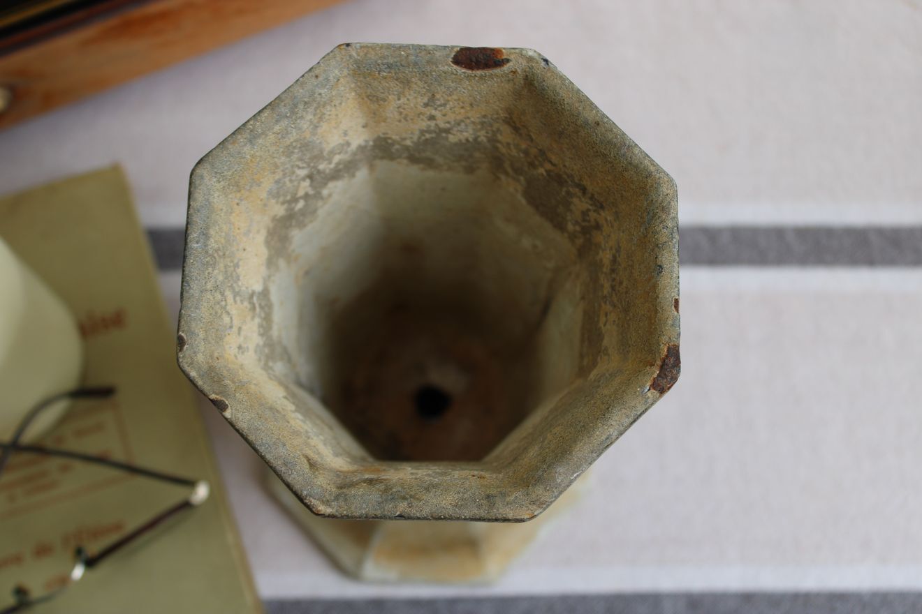 Cast iron vase