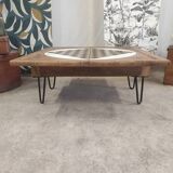 Coffee table, old games table, foldable