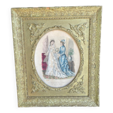 Framed fashion illustration