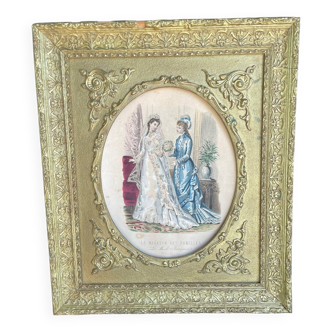 Illustration de mode encadrée