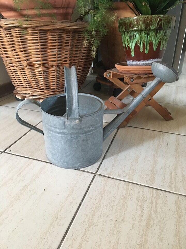 Zinc watering can