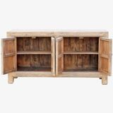 Chinese sideboard in natural elm
