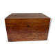 Box Archive wooden varnished wooden old chest