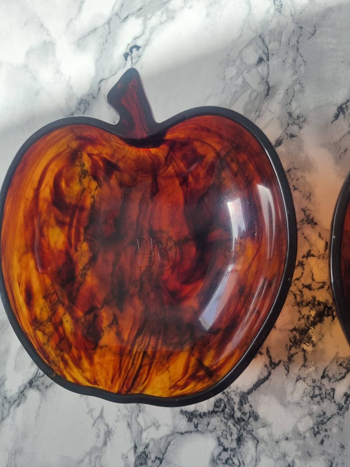 Set of two 1970s trinket trays.