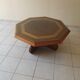 Octagonal oak coffee table