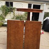 Round cherry wood table