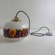 VINTAGE OPALINE SUSPENSION LIGHT 1970