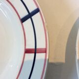 6 Basque soup plates
