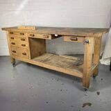 Workbench on wheels - 225 cm
