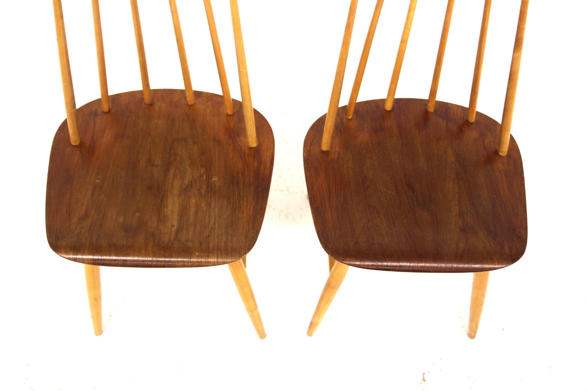 Set of 2 Scandinavian "Fanett" chairs by Ilmari Tapiovaara, Sweden, 1960